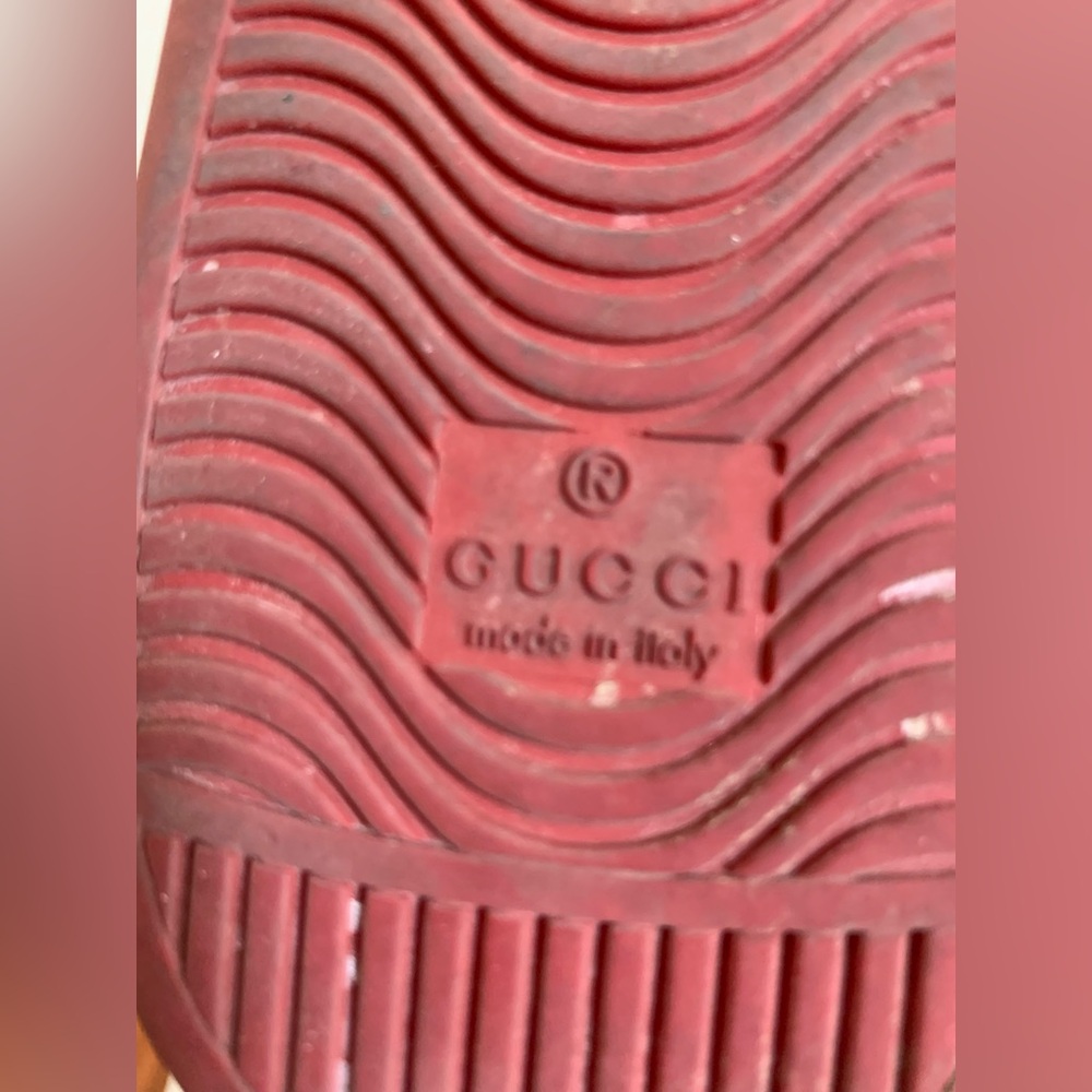 Gucci Men's High-Top Sneakers - Brown, RED, Blue - Picture 9 of 10